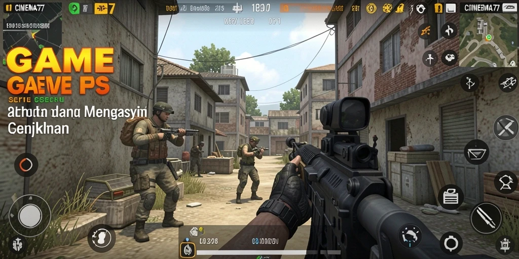 Tangkapan layar dari gameplay CINEMA77 yang intens dan penuh aksi.