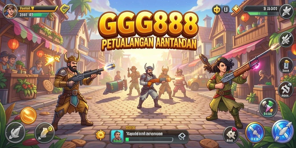 Screenshot GGG888 yang menampilkan aksi gameplay yang cepat dan seru.