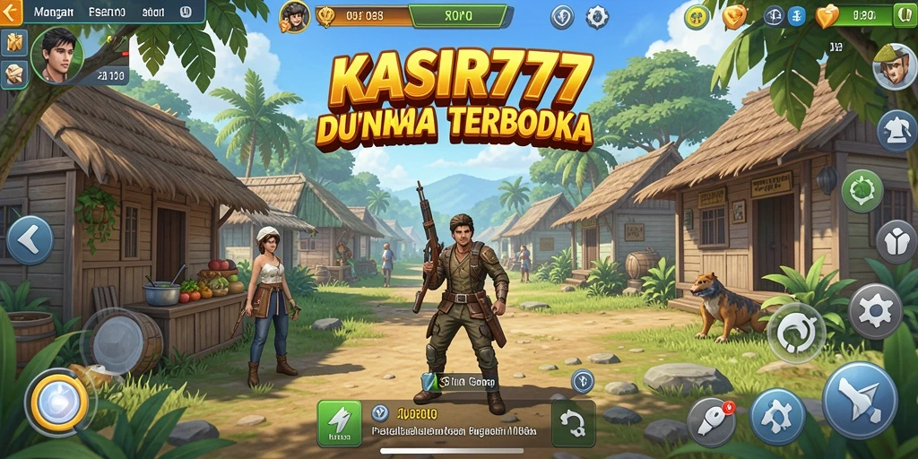 Tampilan gameplay seru di dunia terbuka KASIR777