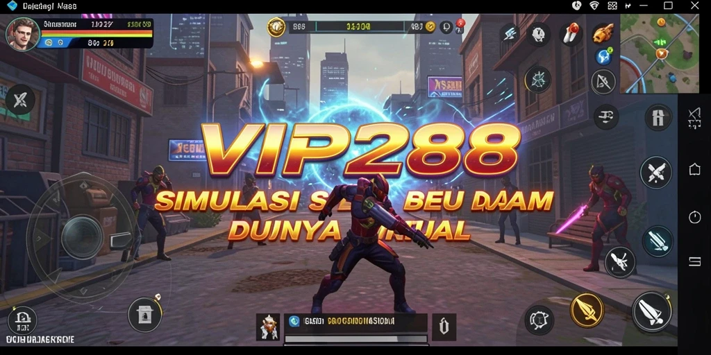 Tampilan gameplay <strong>VIP288</strong> yang menarik dan dinamis di dunia virtual.